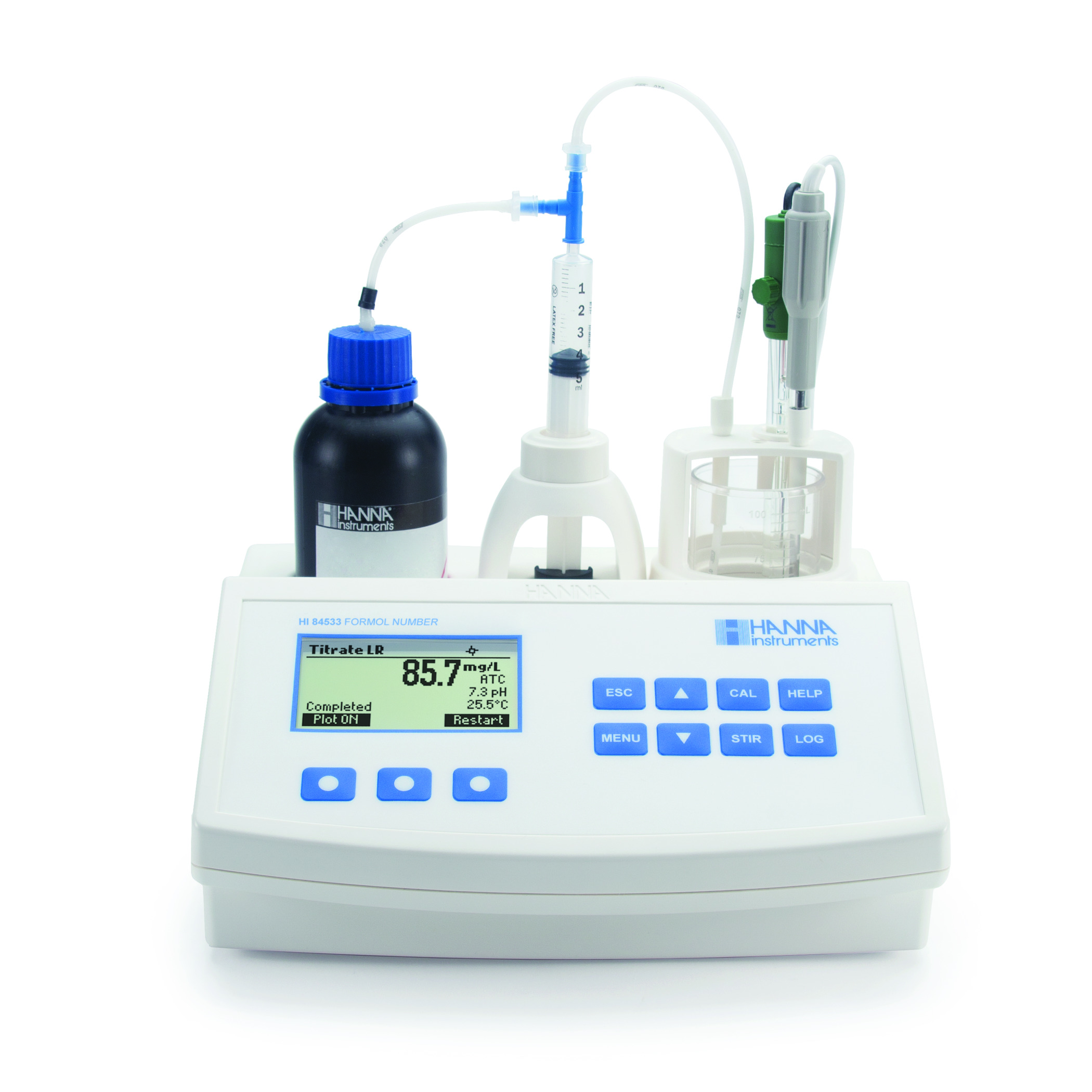 Mini titrator za određivanje Formolovog broja u vinu i voćnim sokovima - HI84533